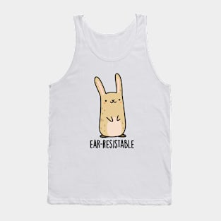 Ear-resistable Cute Bunny Rabbit Pun Tank Top